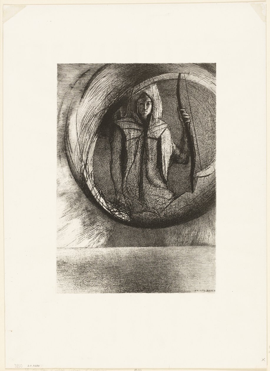 And Beyond, the Astral Idol, the Apotheosis, deska 2 ze 6 od Odilon Redon