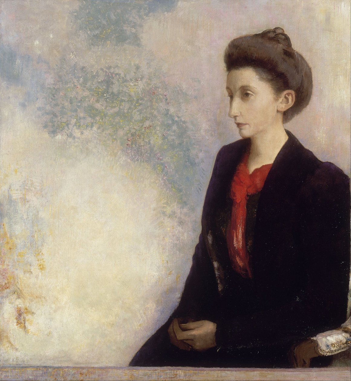Baronka Robert de Domecy od Odilon Redon