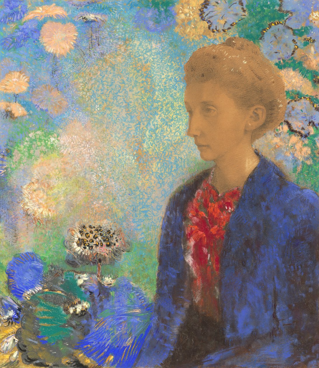 Baronka z Domecy od Odilon Redon