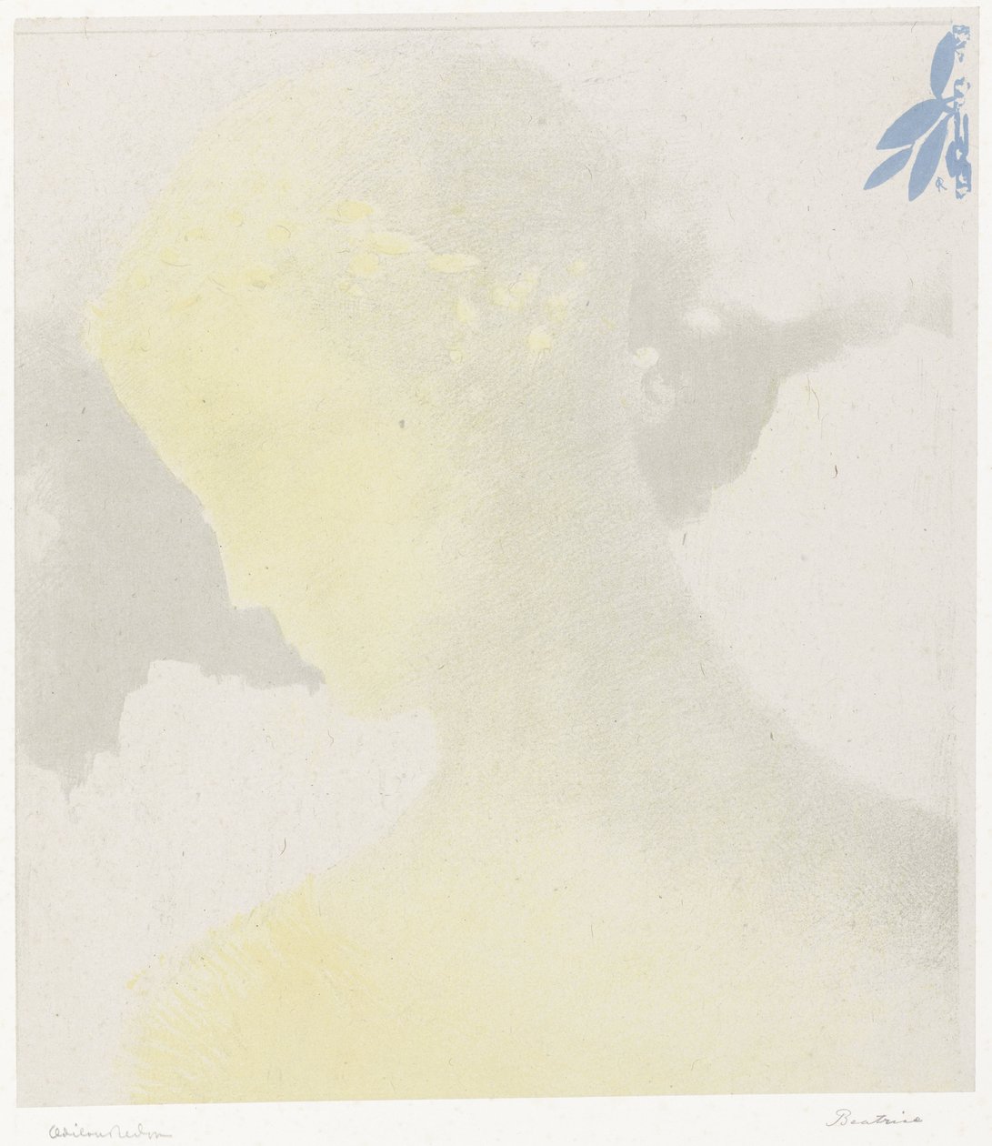 Beatrice Album originálních tisků z galerie Vollard (název série) od Odilon Redon