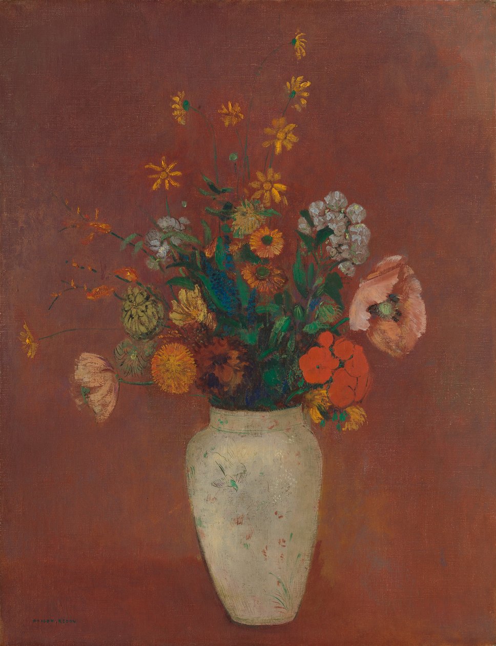 Kytice v čínské váze, ca. 1912-14. od Odilon Redon