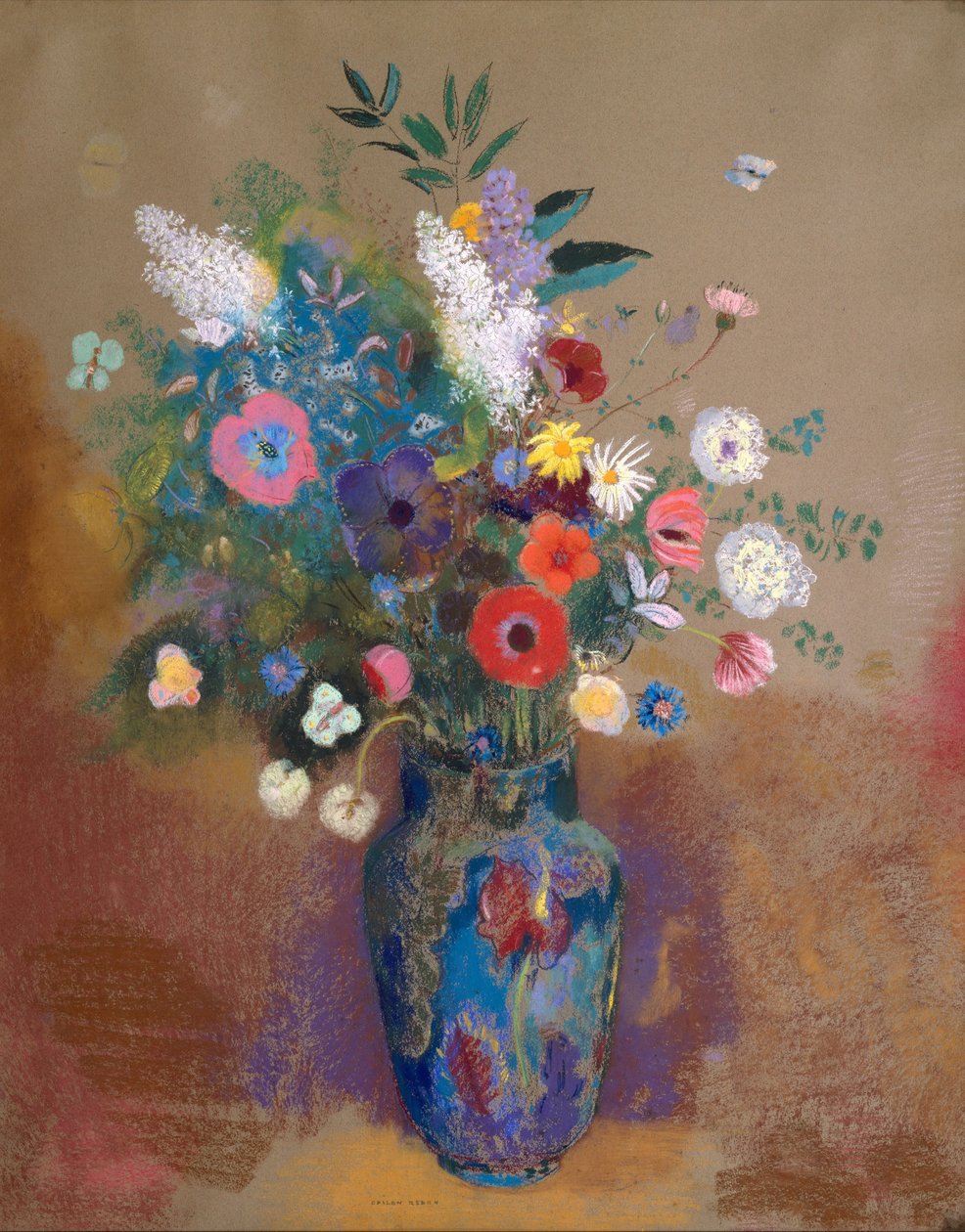 Kytice květin, kolem roku 1905 od Odilon Redon