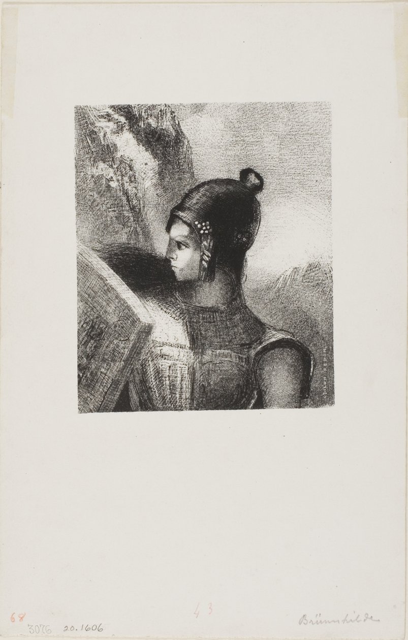 Brunnhilde od Odilon Redon