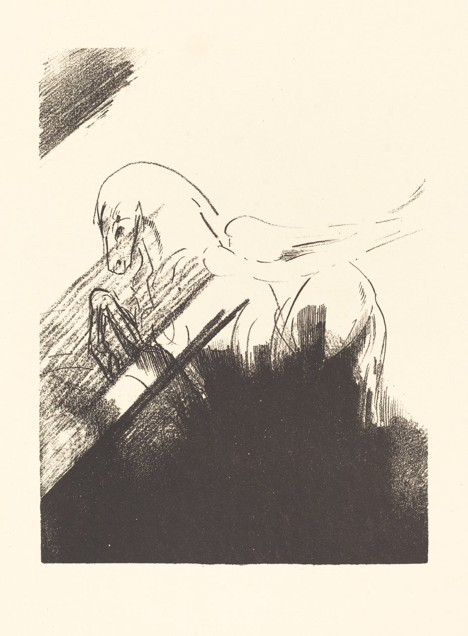 Cheval aile (okřídlený kůň) od Odilon Redon