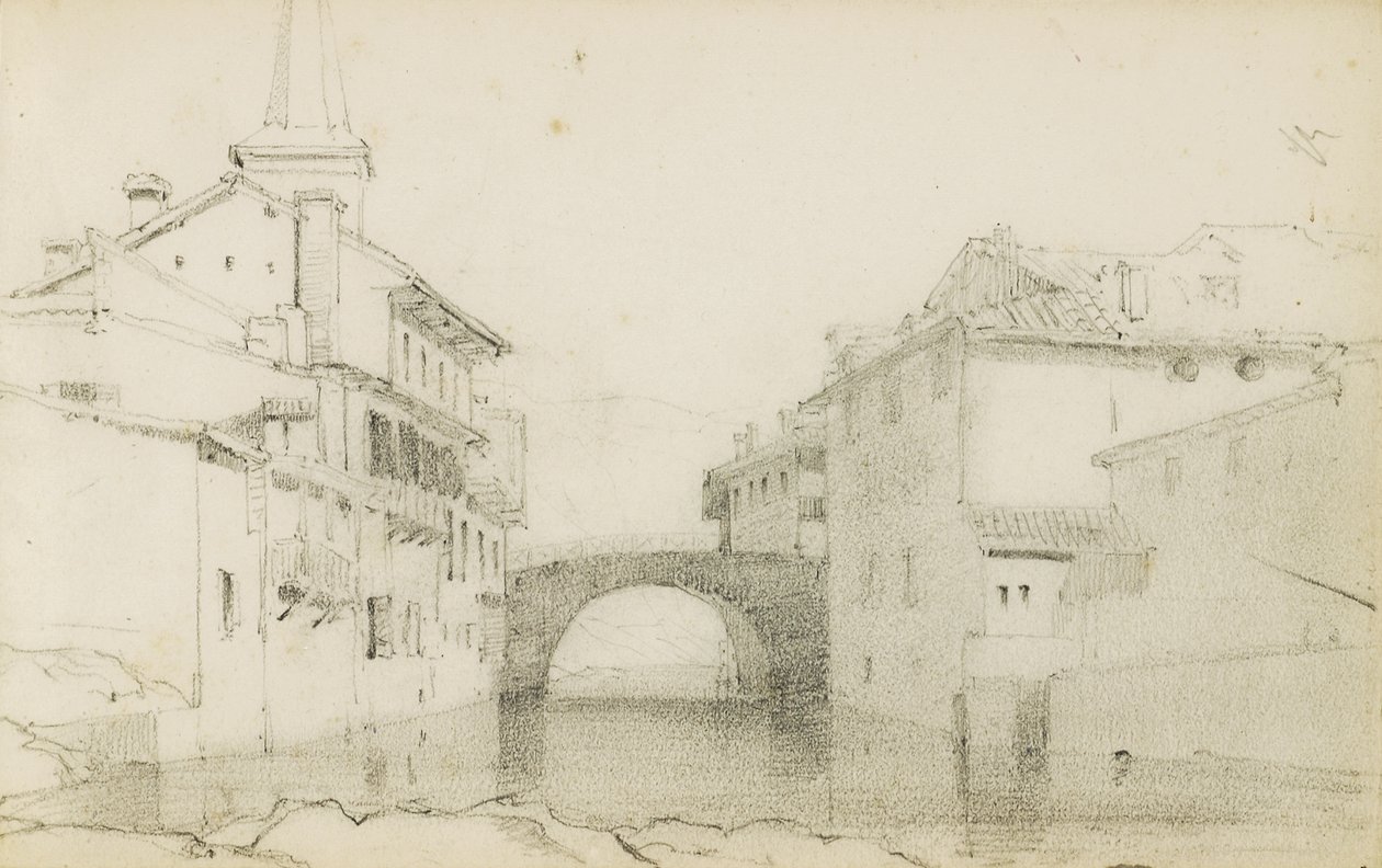 Kresba z alba s názvem „Baskicko“, 1862-63 od Odilon Redon