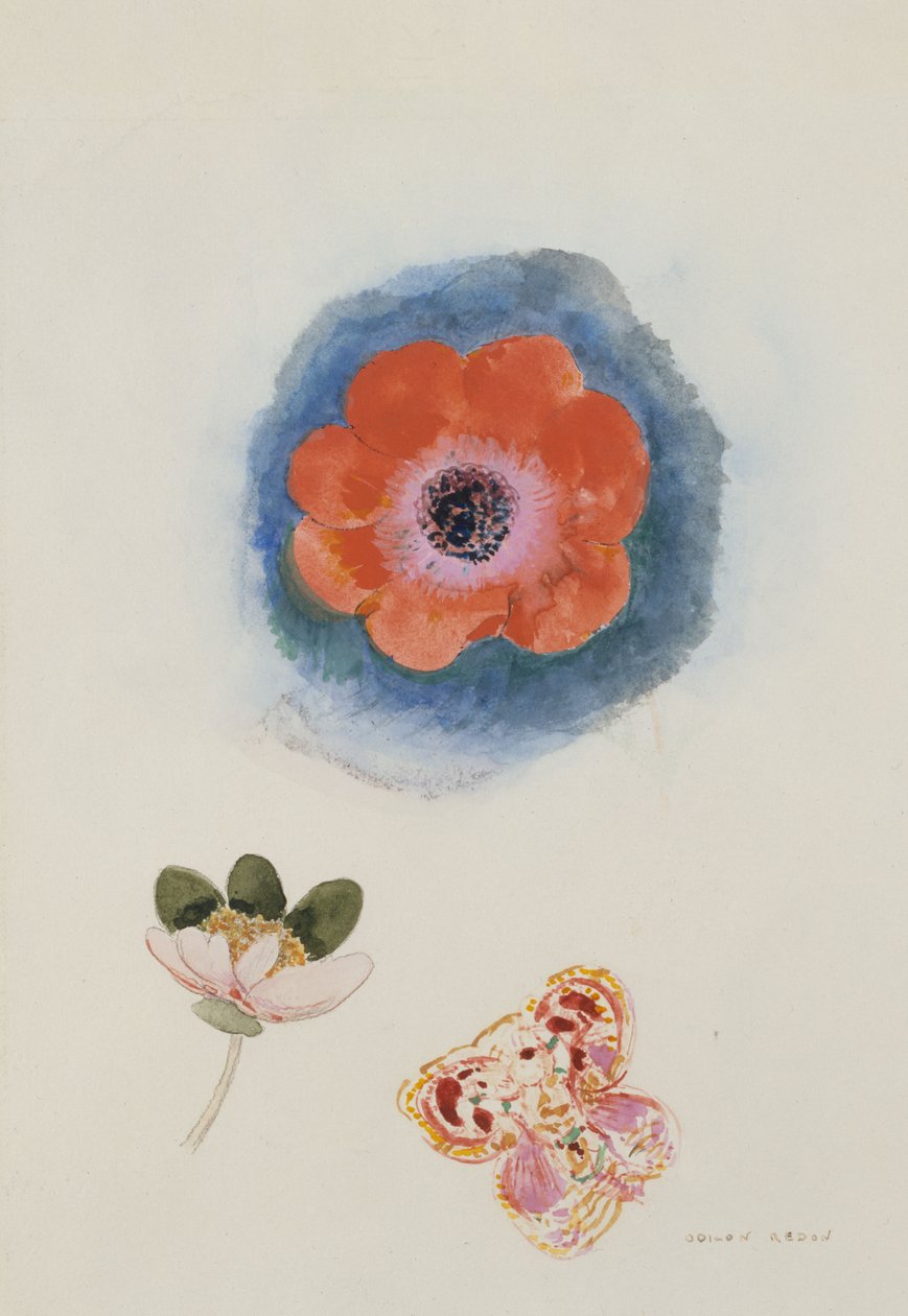 Blumenstudie od Odilon Redon