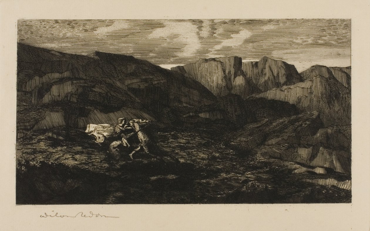 Strach od Odilon Redon