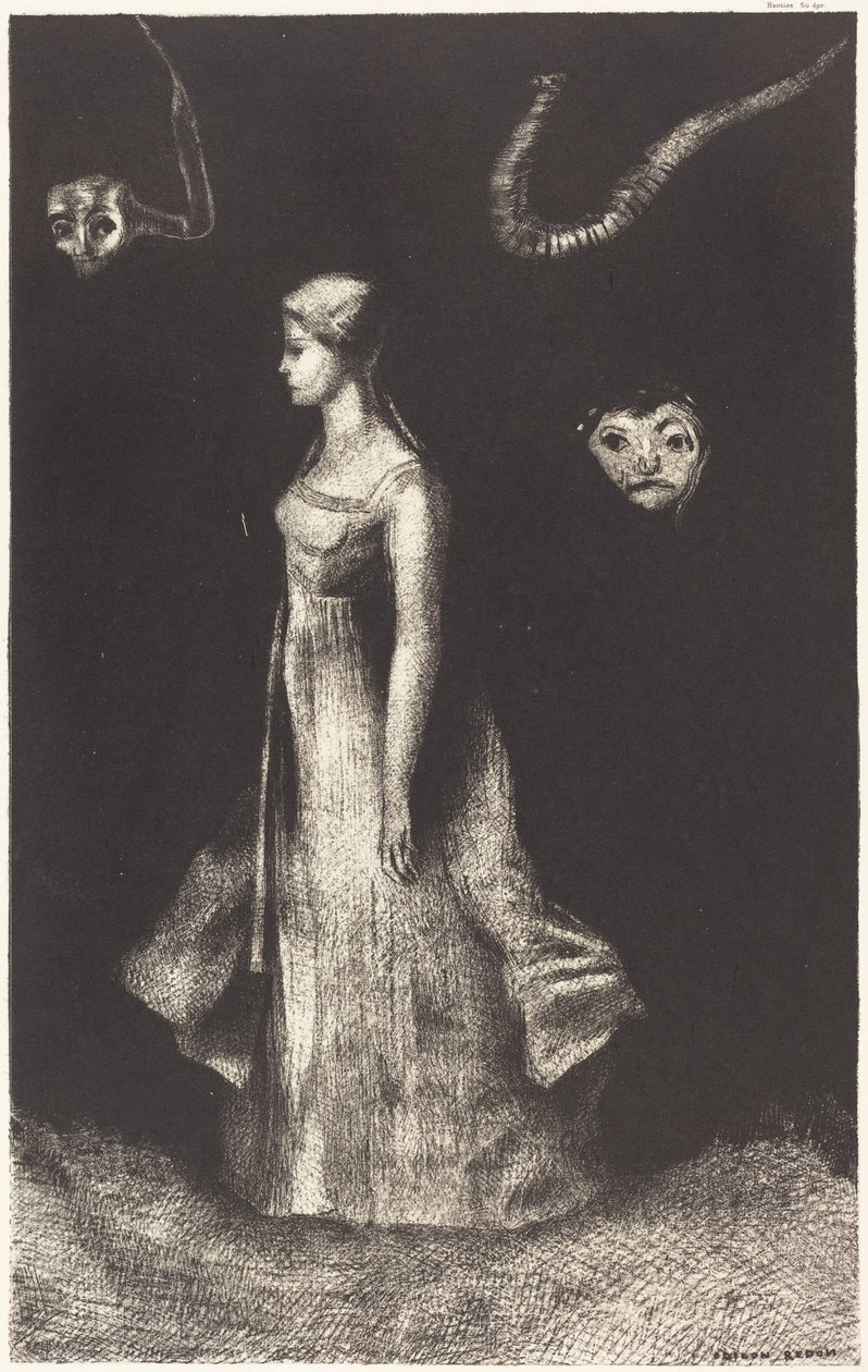 Posezení (Obsese) od Odilon Redon