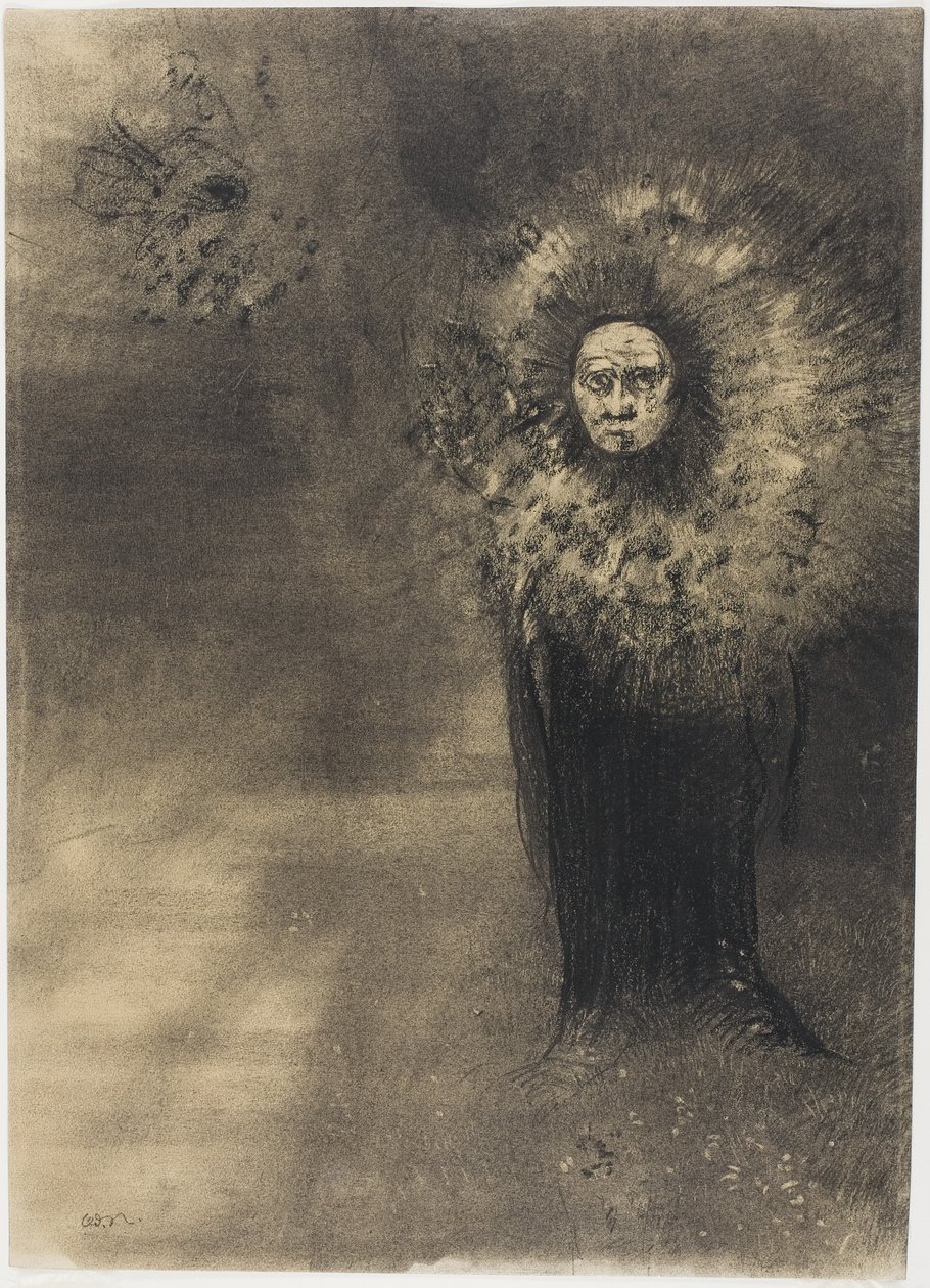 Lidská rostlina, kolem roku 1880 od Odilon Redon