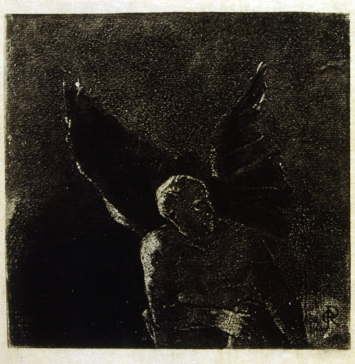 Ilustrace Odilona Redona k Baudelairovu dílu "Les Fleurs du Mal". 1891. od Odilon Redon