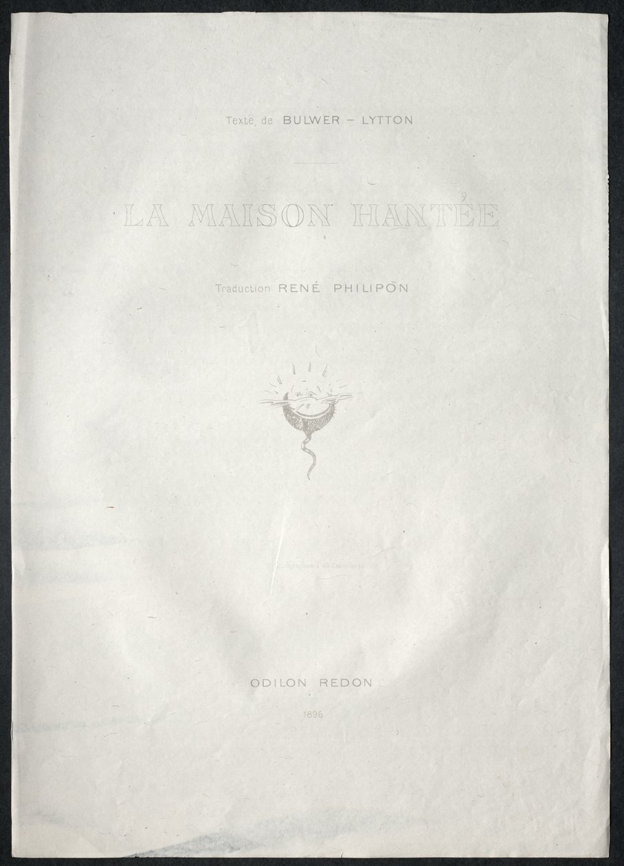 La Maison hantée, 1896. od Odilon Redon
