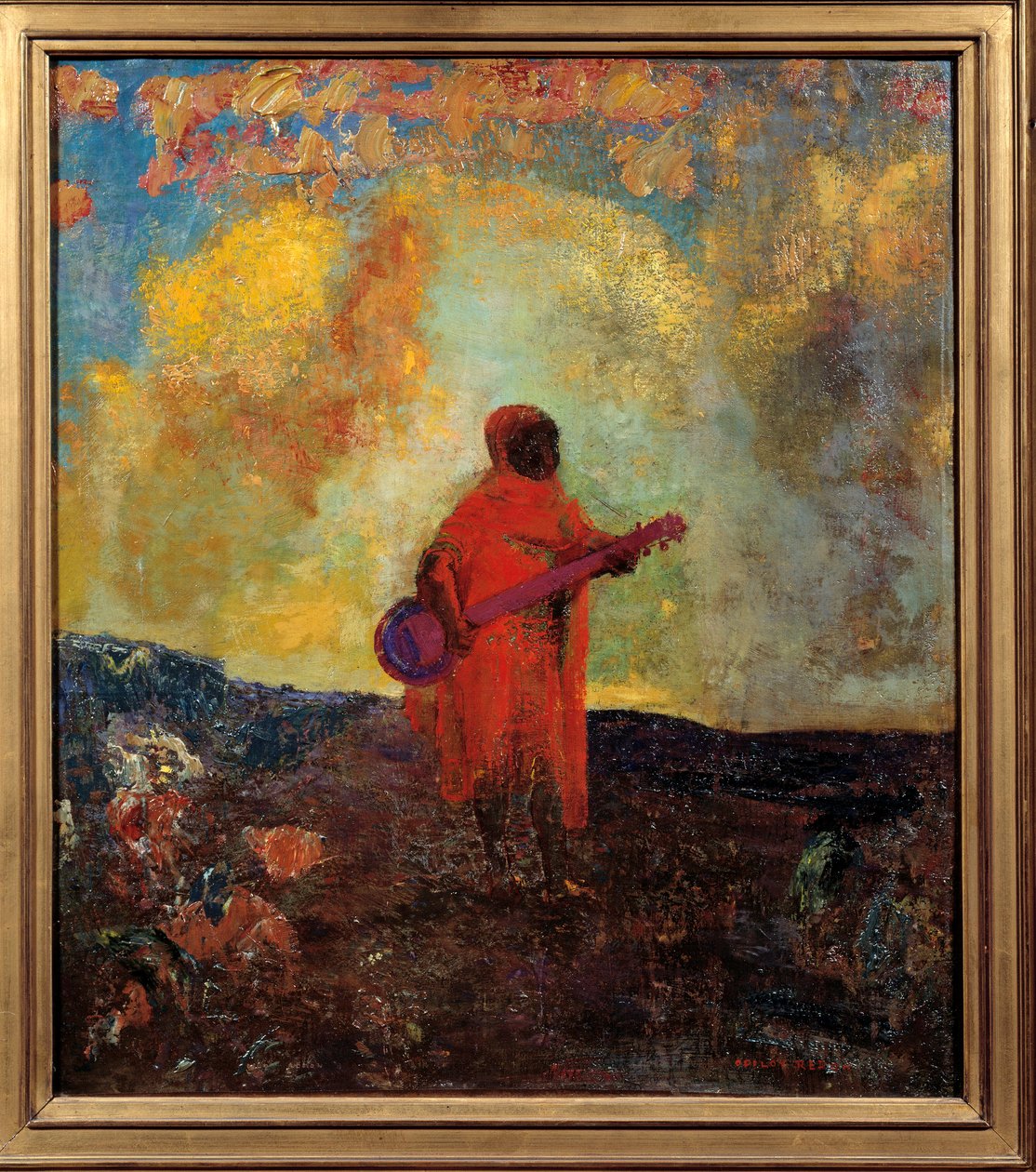 Arabská malba Odilona Redona (1840-1916) 1893 Sun. 0,5x0,44 m Paříž, Muzeum Peute Palais. od Odilon Redon