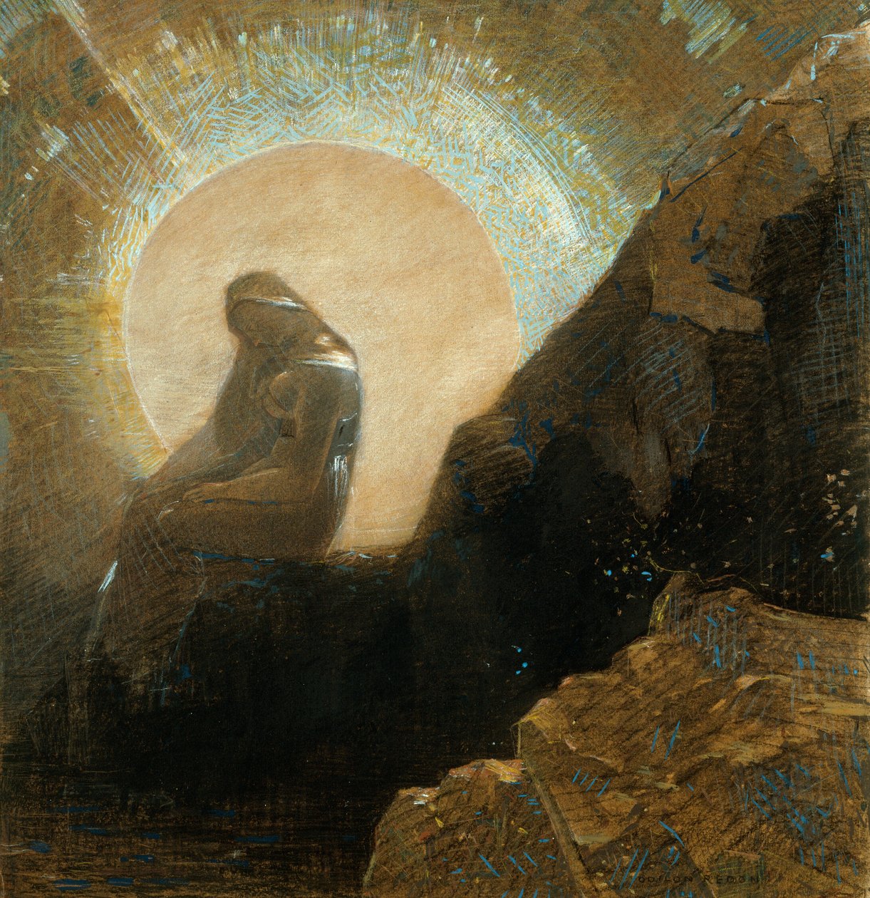 Melancholie od Odilon Redon