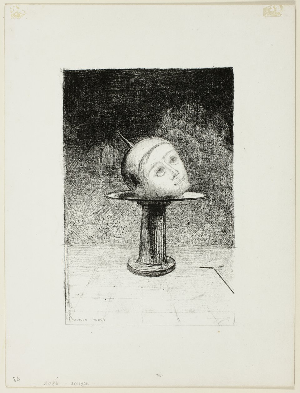 On the Dish, talíř deset z In Dreams od Odilon Redon