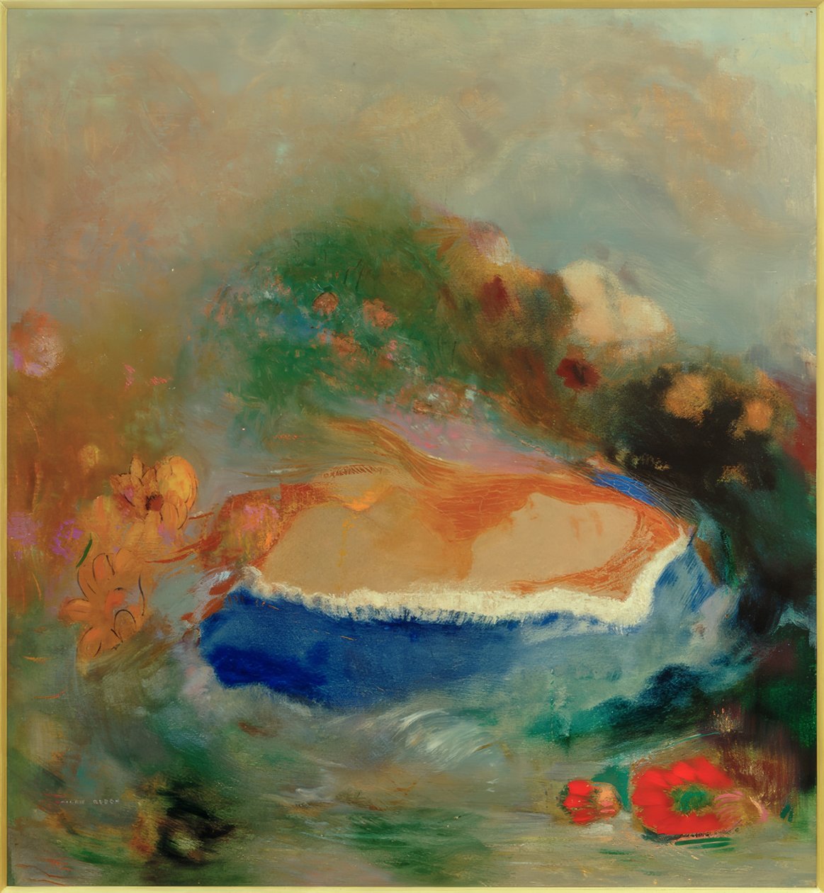 Ofélie od Odilon Redon