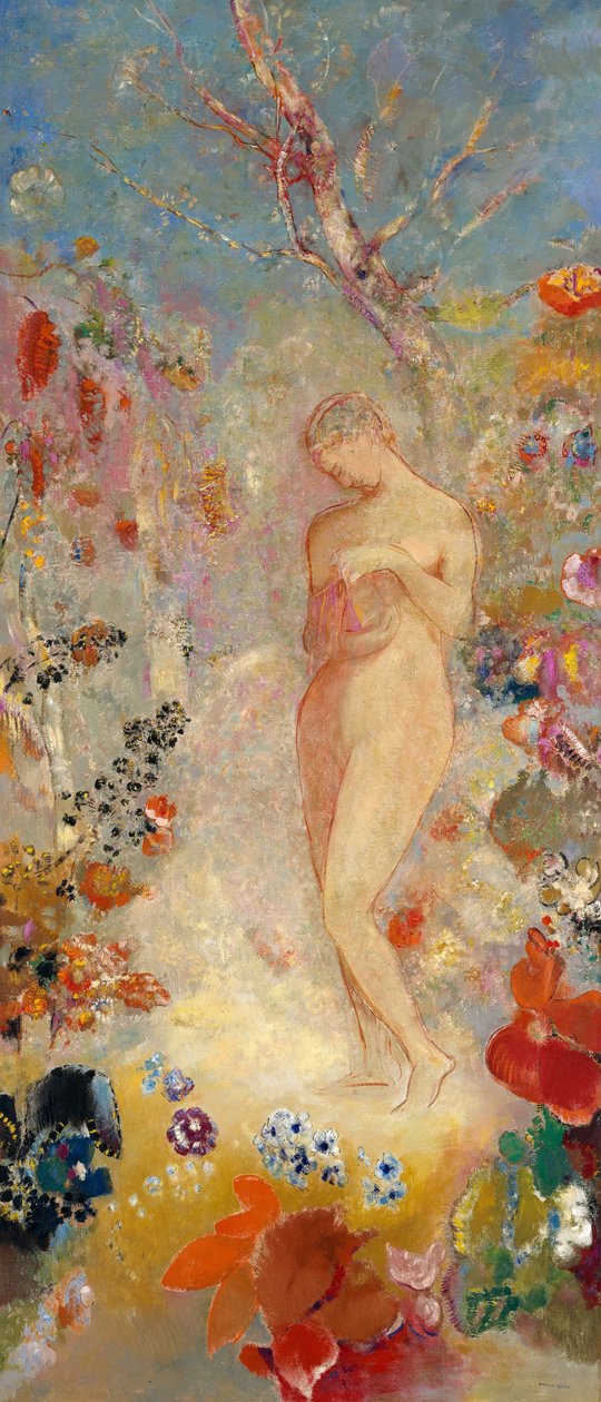 Pandora, kolem roku 1914 od Odilon Redon