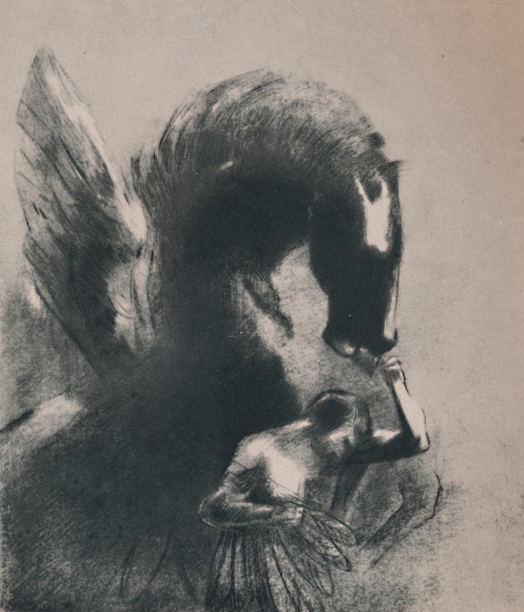 Pegasus v zajetí, 1889, 1946. od Odilon Redon