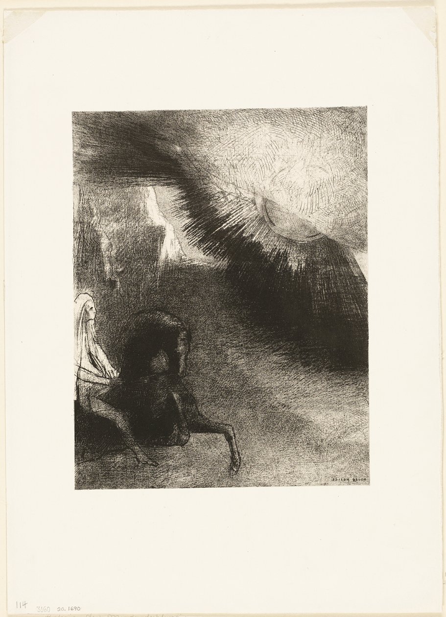 Pilgrim of the Sublunary World, deska 5 ze 6 od Odilon Redon