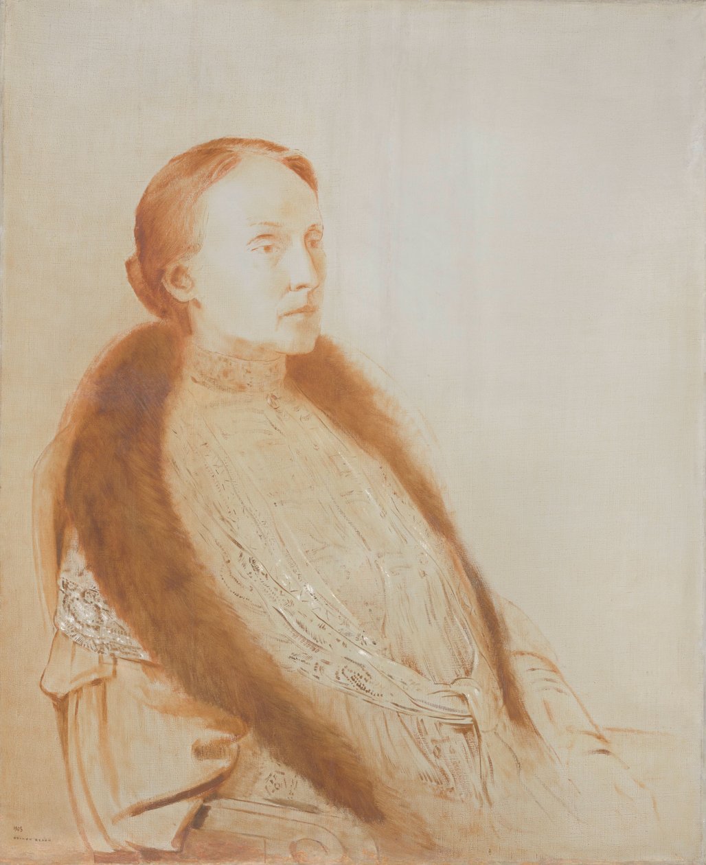 Portrét A.M.L. Bonger-van der Linden od Odilon Redon
