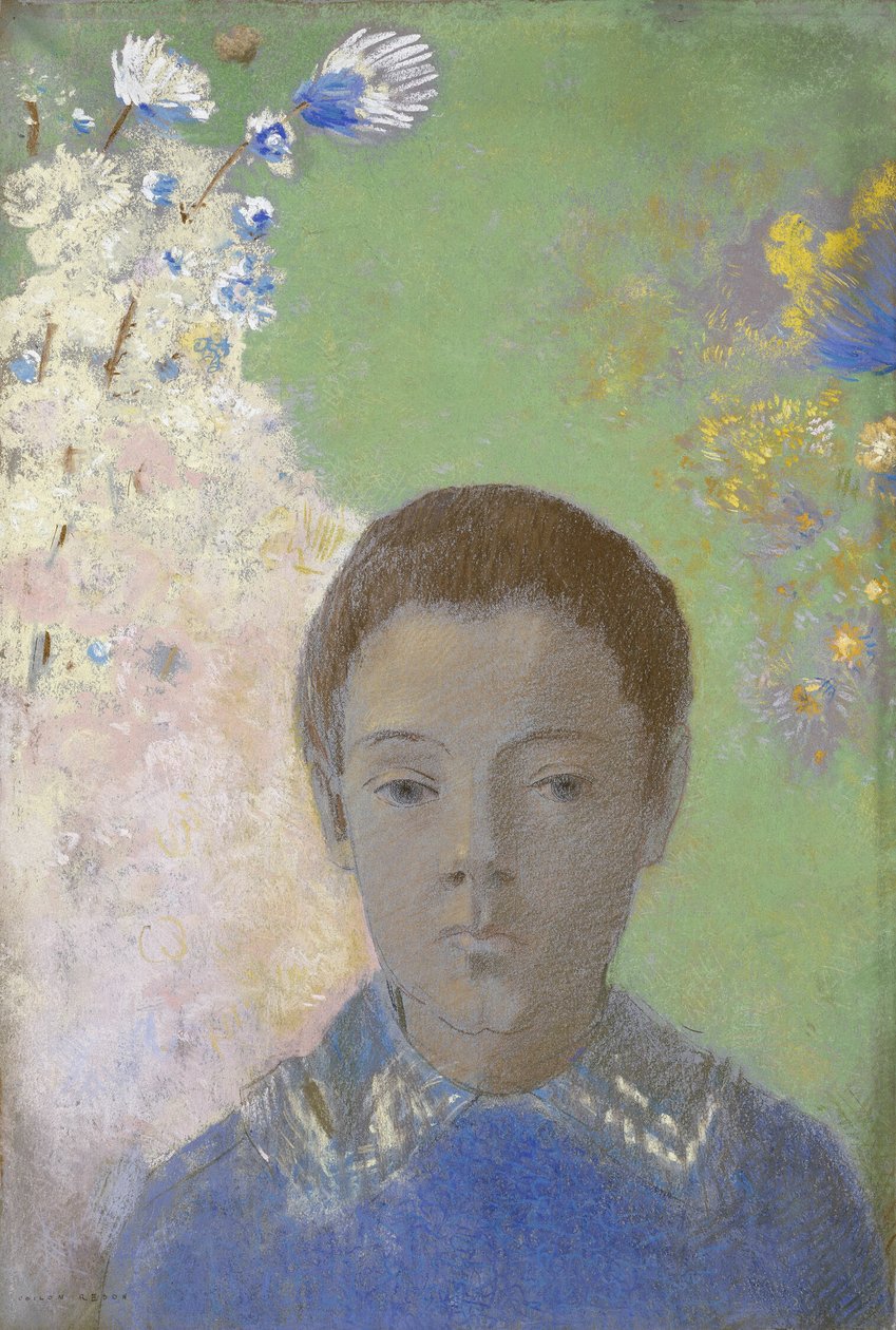 Portrét Ariho Redona od Odilon Redon