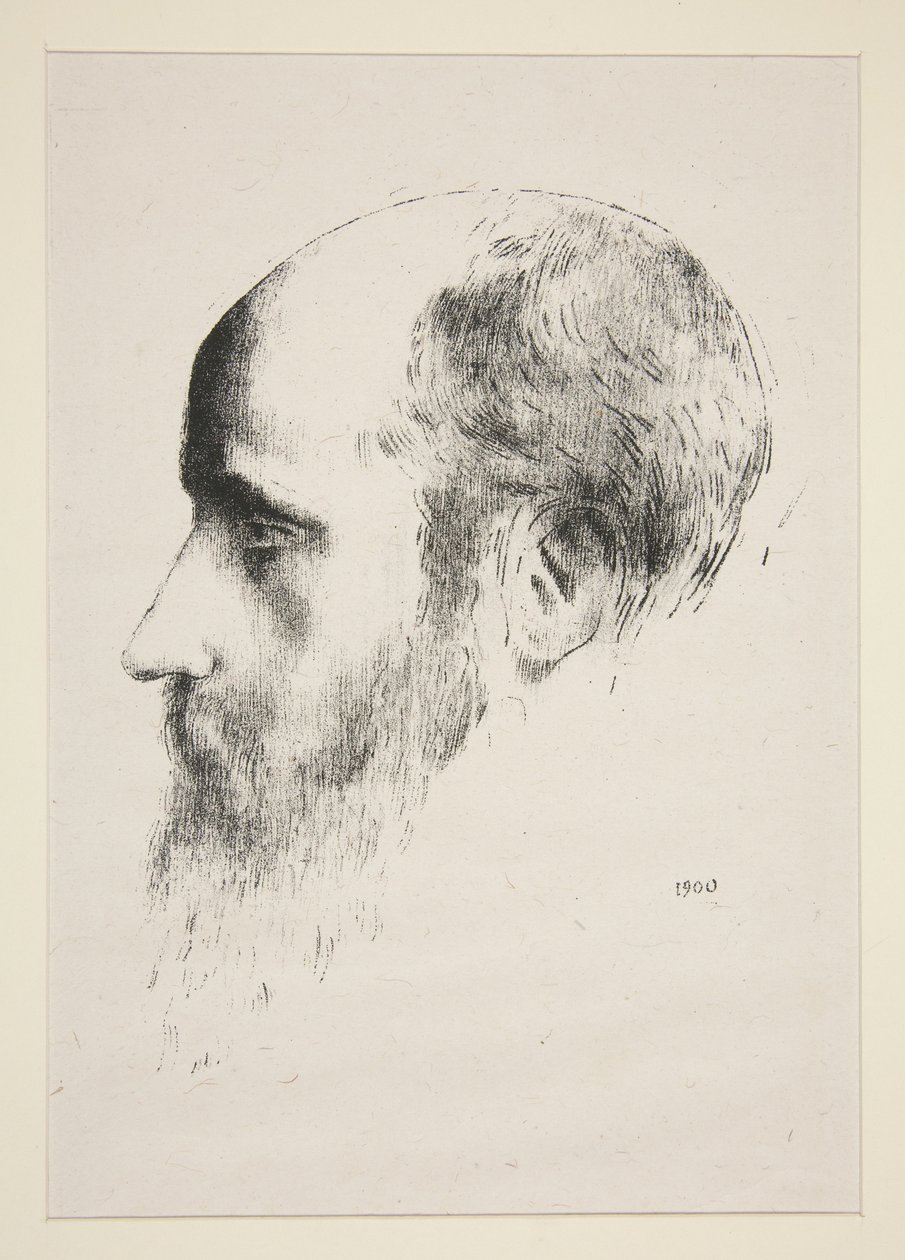 Portrét Édouarda Vuillarda od Odilon Redon