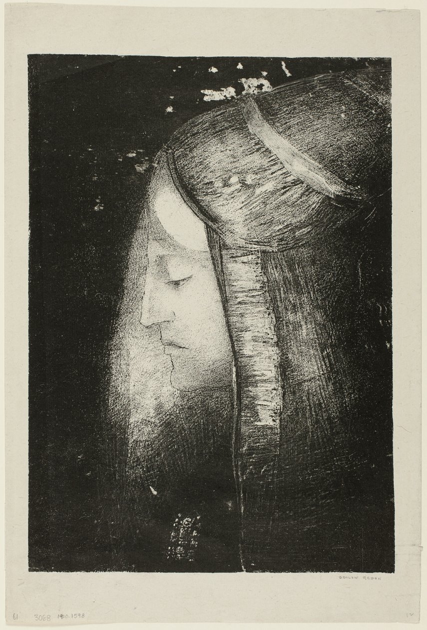 Profil světla od Odilon Redon