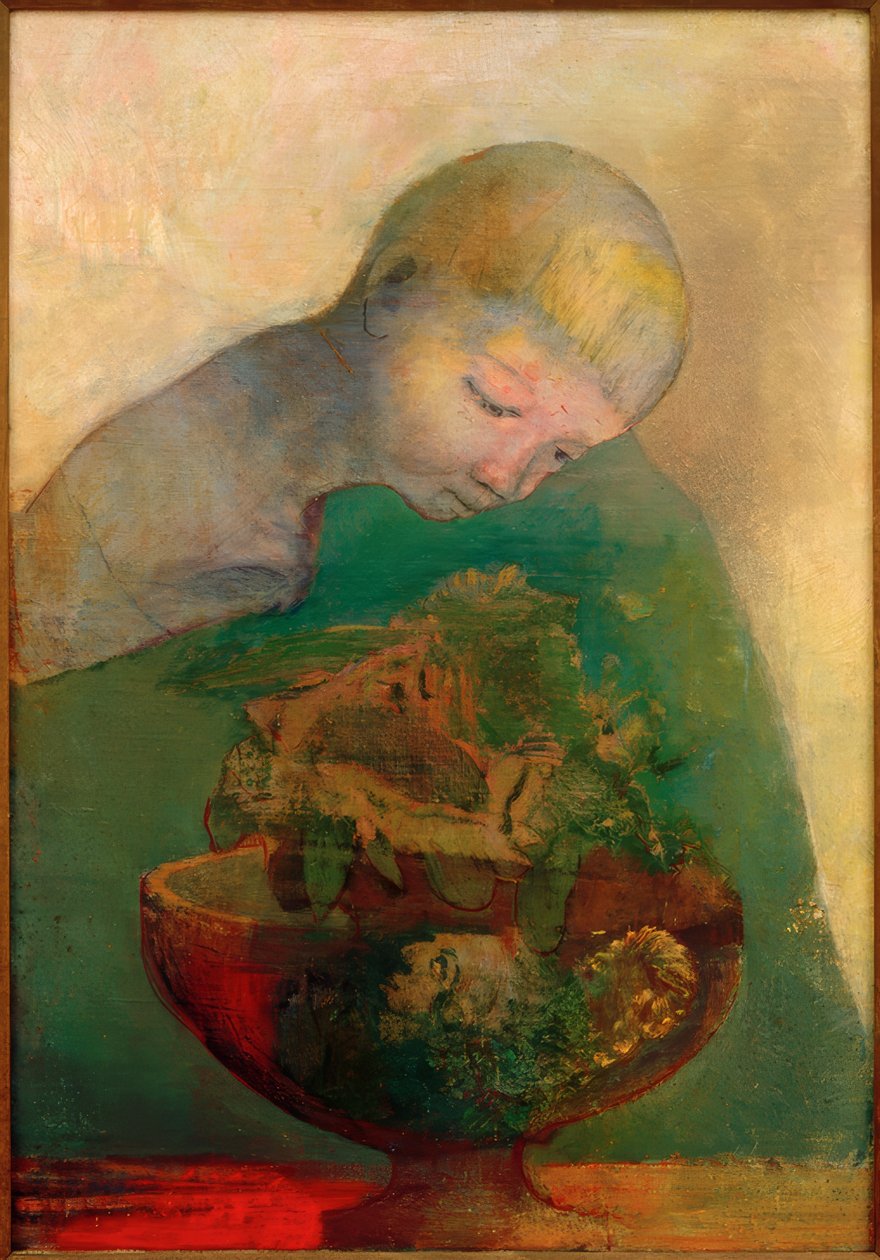 Skořápka stávání se od Odilon Redon
