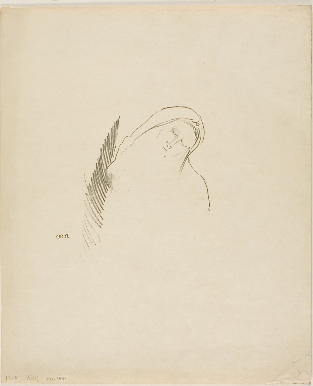 Spát od Odilon Redon