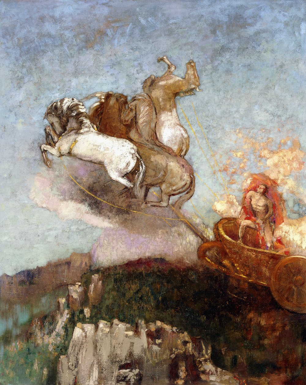 Apollónův vůz, 1907-1908 od Odilon Redon