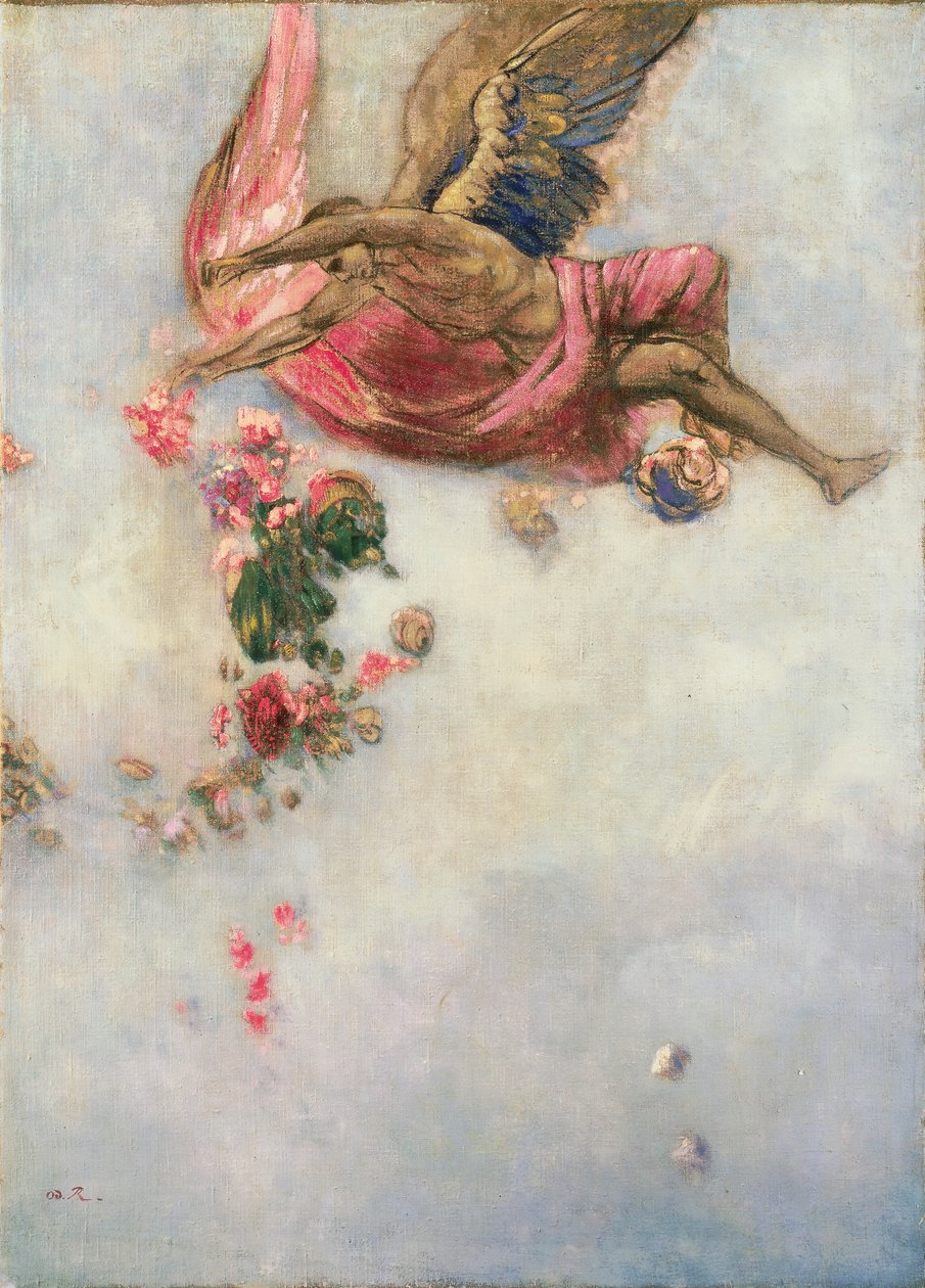 Ikarův pád od Odilon Redon