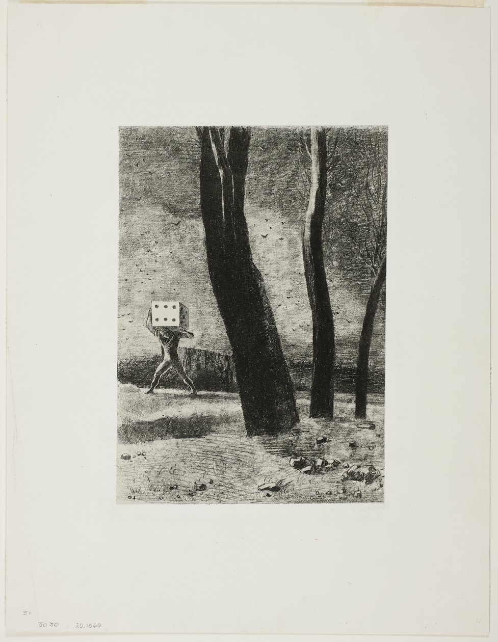 Gambler, deska pět z In Dreams od Odilon Redon