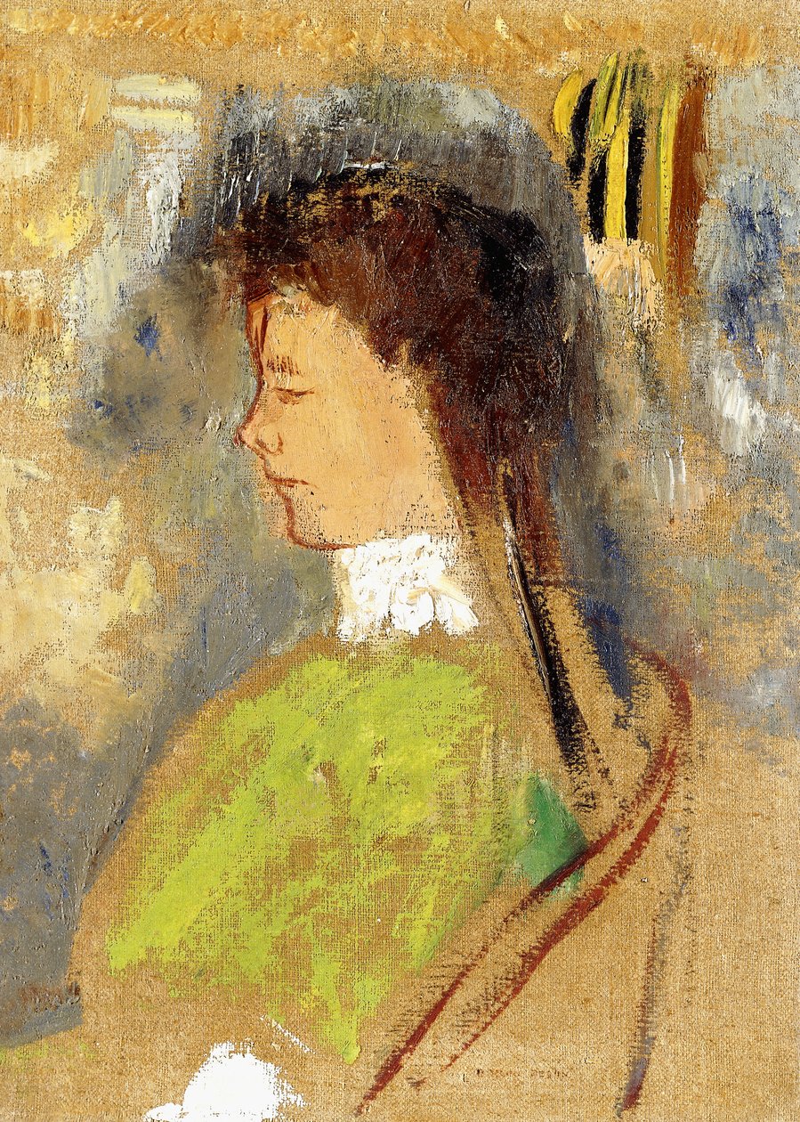 Violette Heymannová, kolem roku 1910 od Odilon Redon