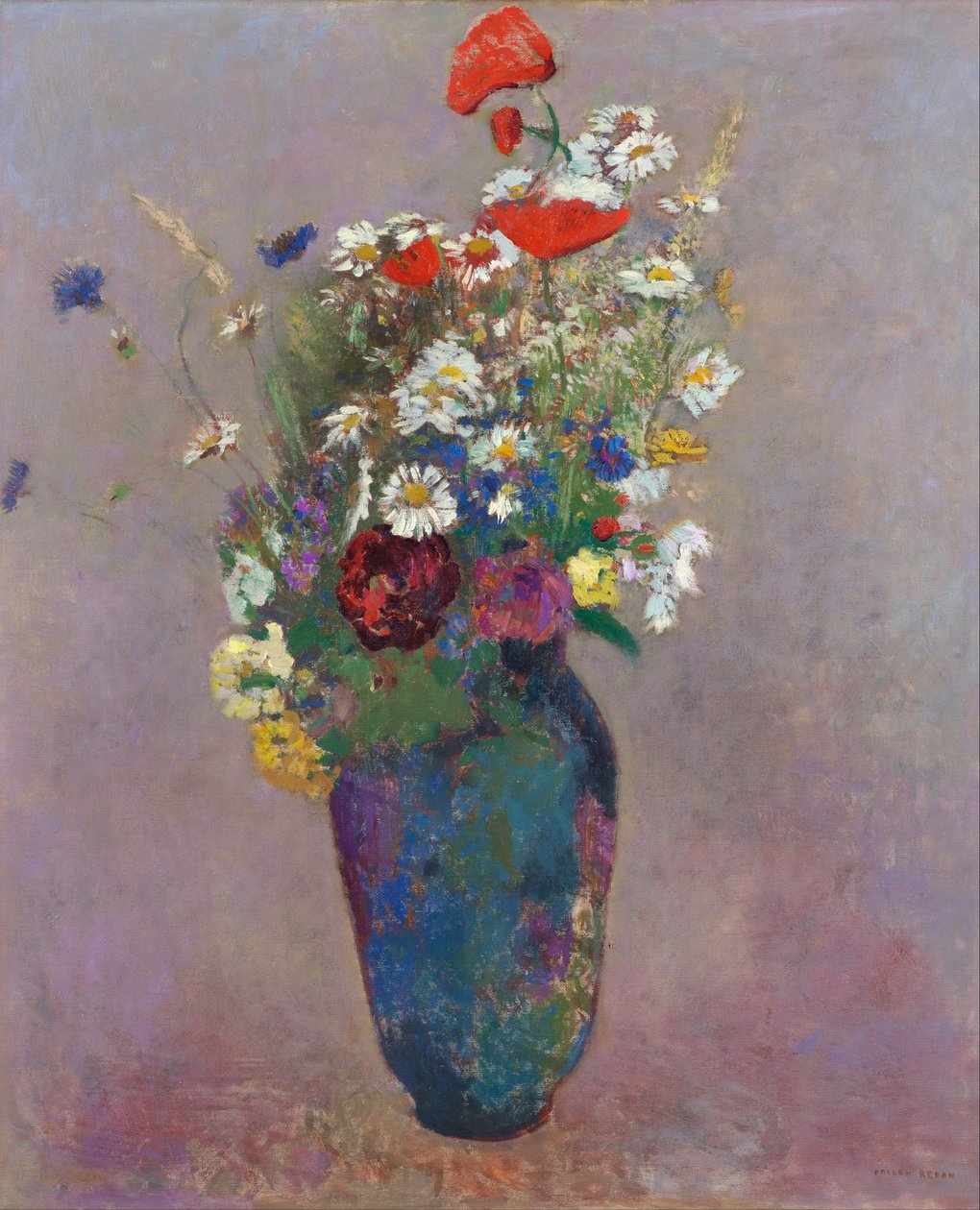 Vize: váza s květinami par Redon, Odilon (1840-1916) od Odilon Redon