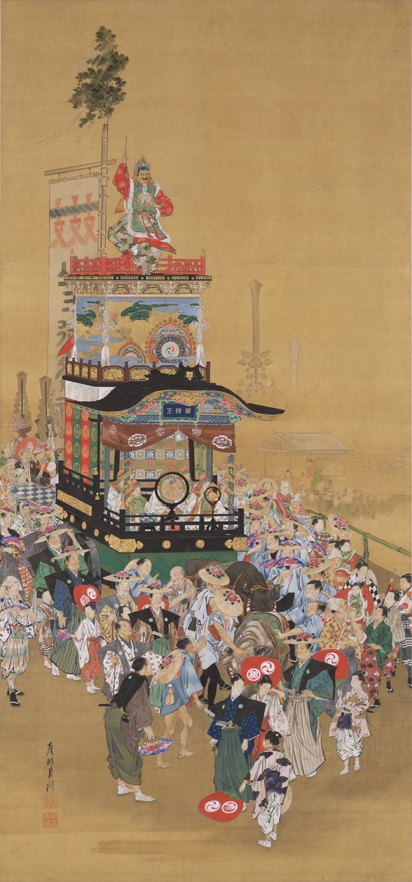 Das Sannō-Festival in Edo od Ogata Gekko