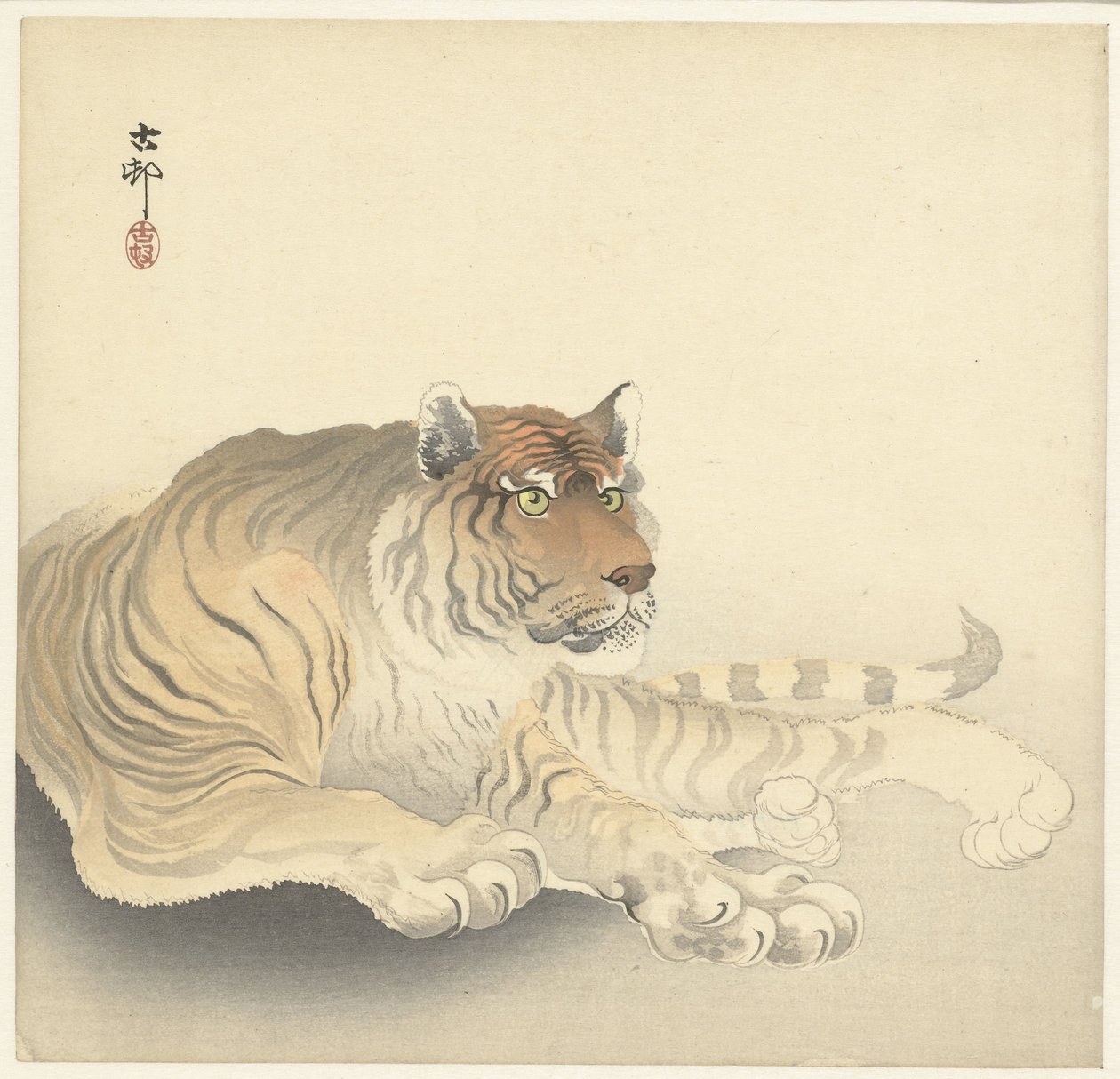 Tygr od Ohara Koson