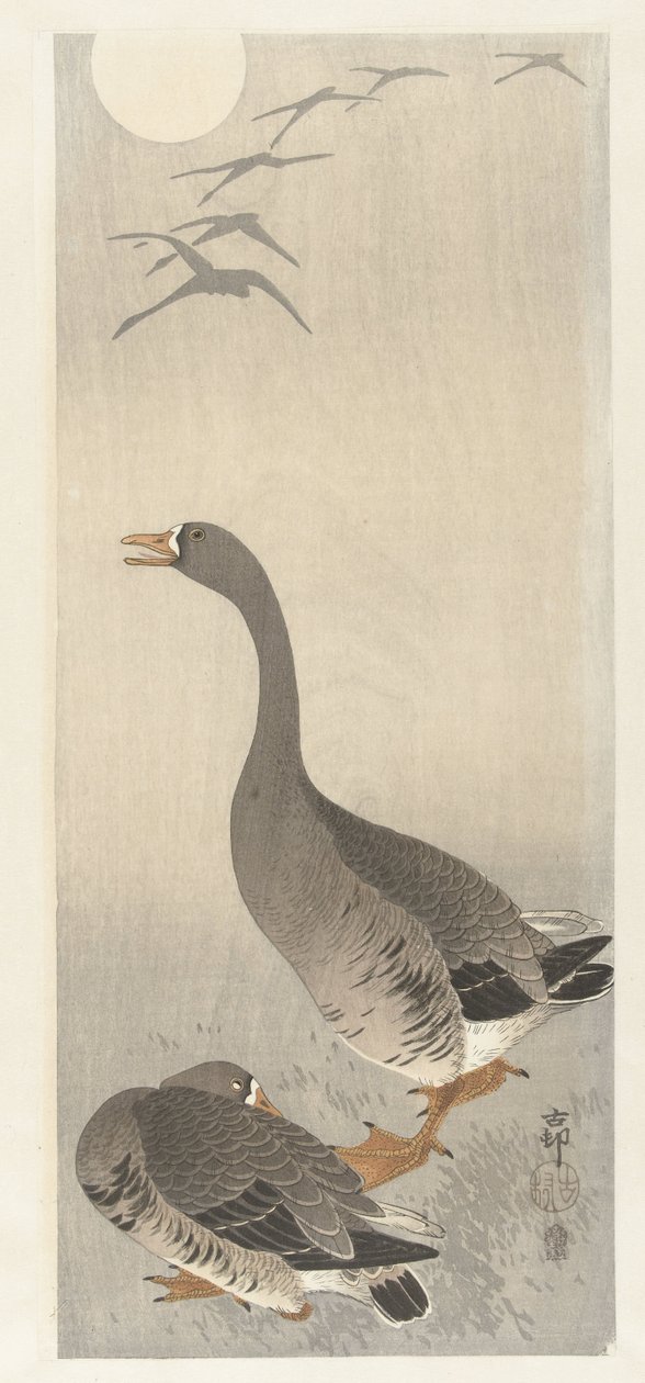 Dvě celé od Ohara Koson
