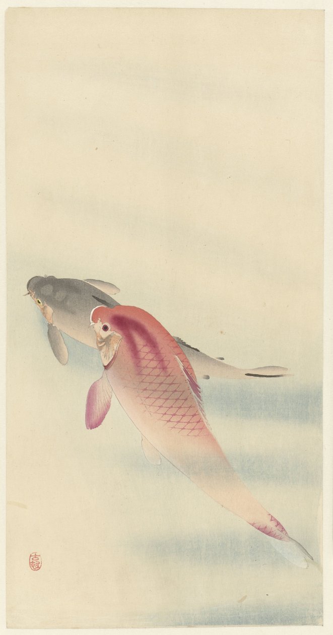 Dva kapři od Ohara Koson
