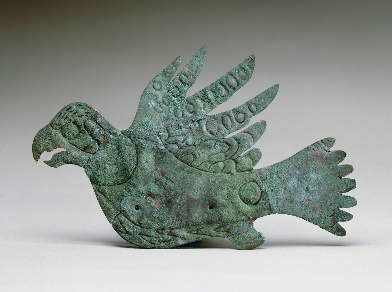 Výřez Falcon, 200 př. nl-100 n. l. (měď) od Ohio Hopewell culture