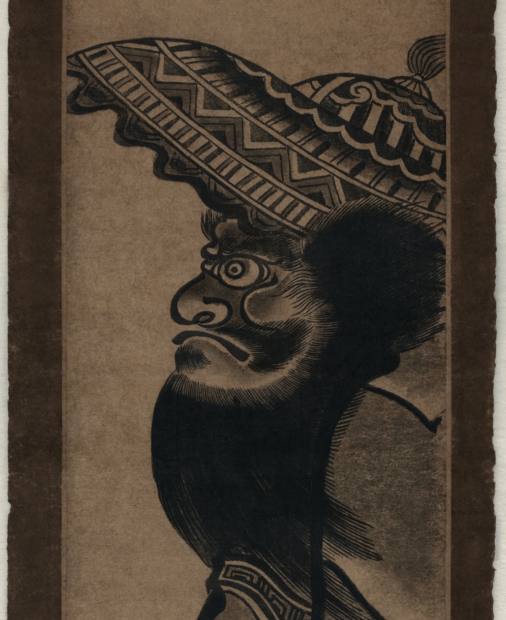 Detail od Shōki zu od Okumura Masanobu