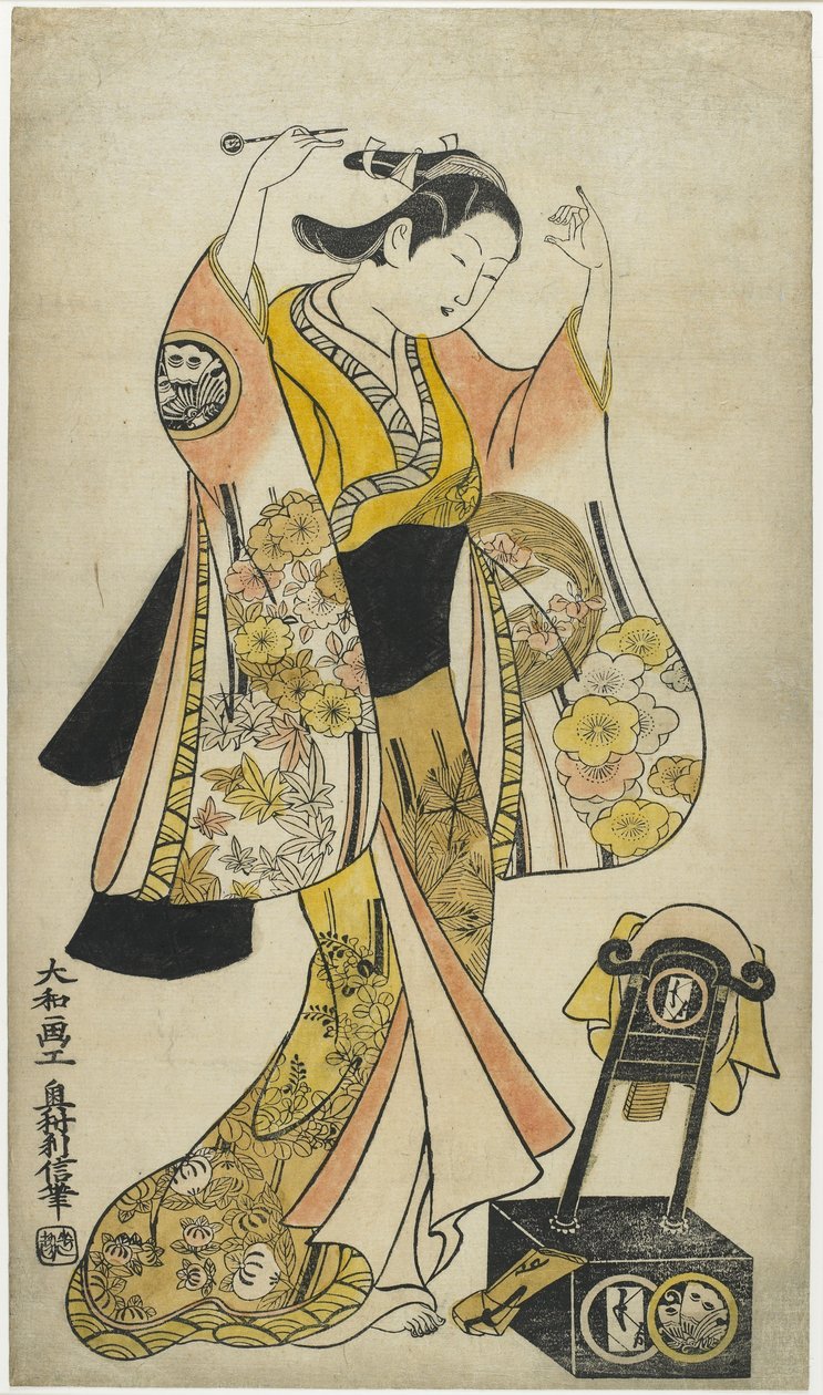 Sanjo _ Kantaro _ Good As Ya Oshichi, 1718 od Okumura Toshinobu