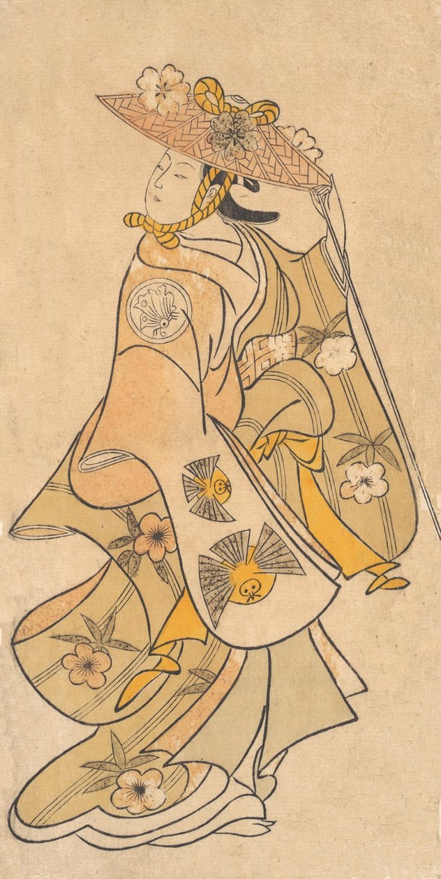 Herec Sanjo Kantaro 1697-1763 jako žena, ca. 1730, ca. 1730. od Okumura Toshinobu