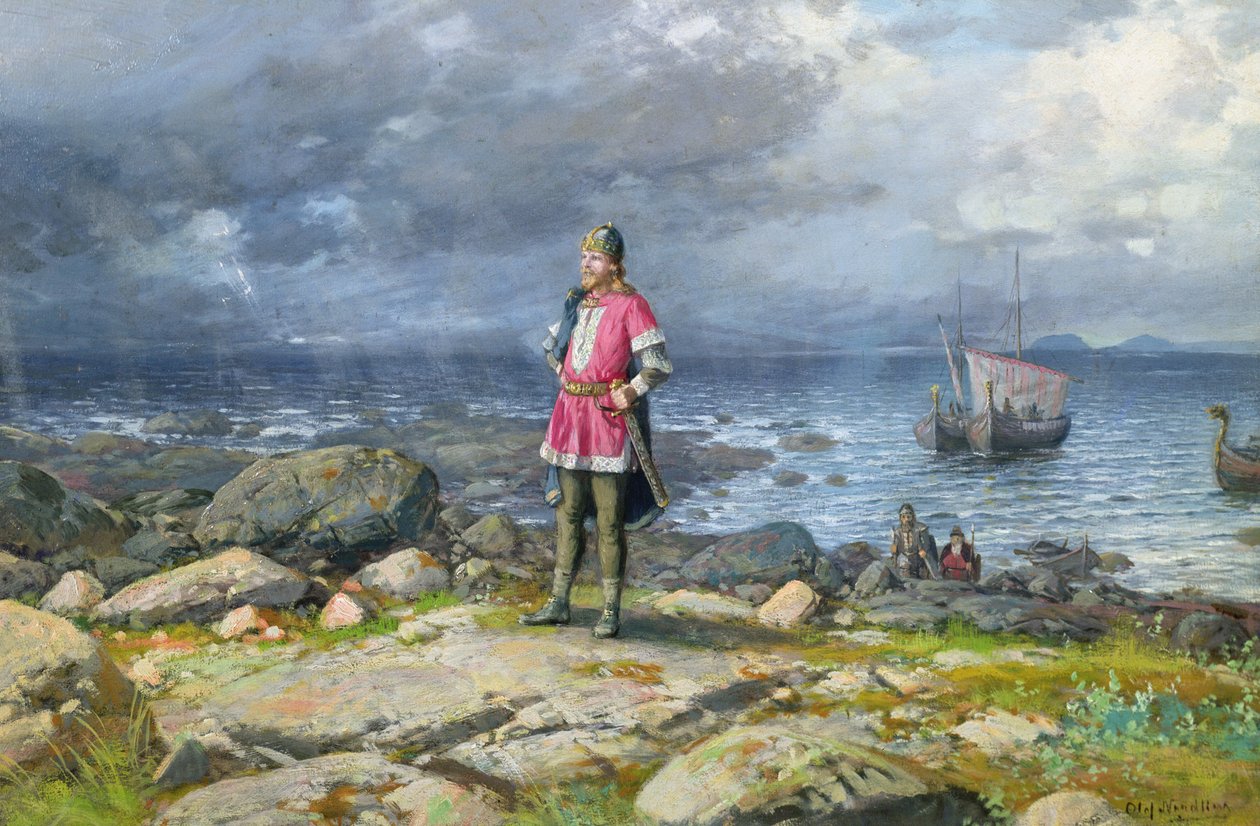 Viking (olej na palubě) od Olaf Nordlien