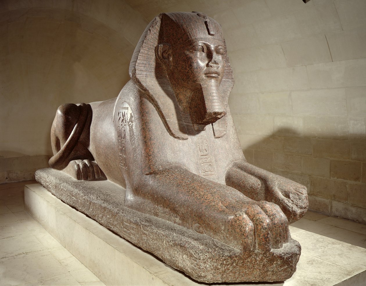 Velká sfinga, z Tanis (žula) od Old Kingdom Egyptian