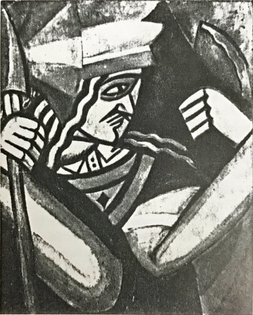 Jack of Diamonds od Olga Rozanova
