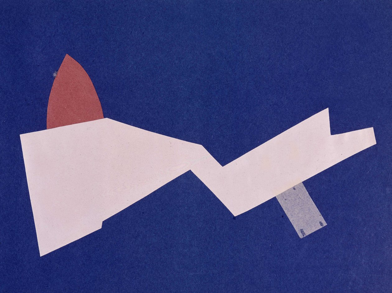 Universal War: Collage dílo Olgy Rosanové, leden 1916 od Olga Wladimirowna  Rosanowa