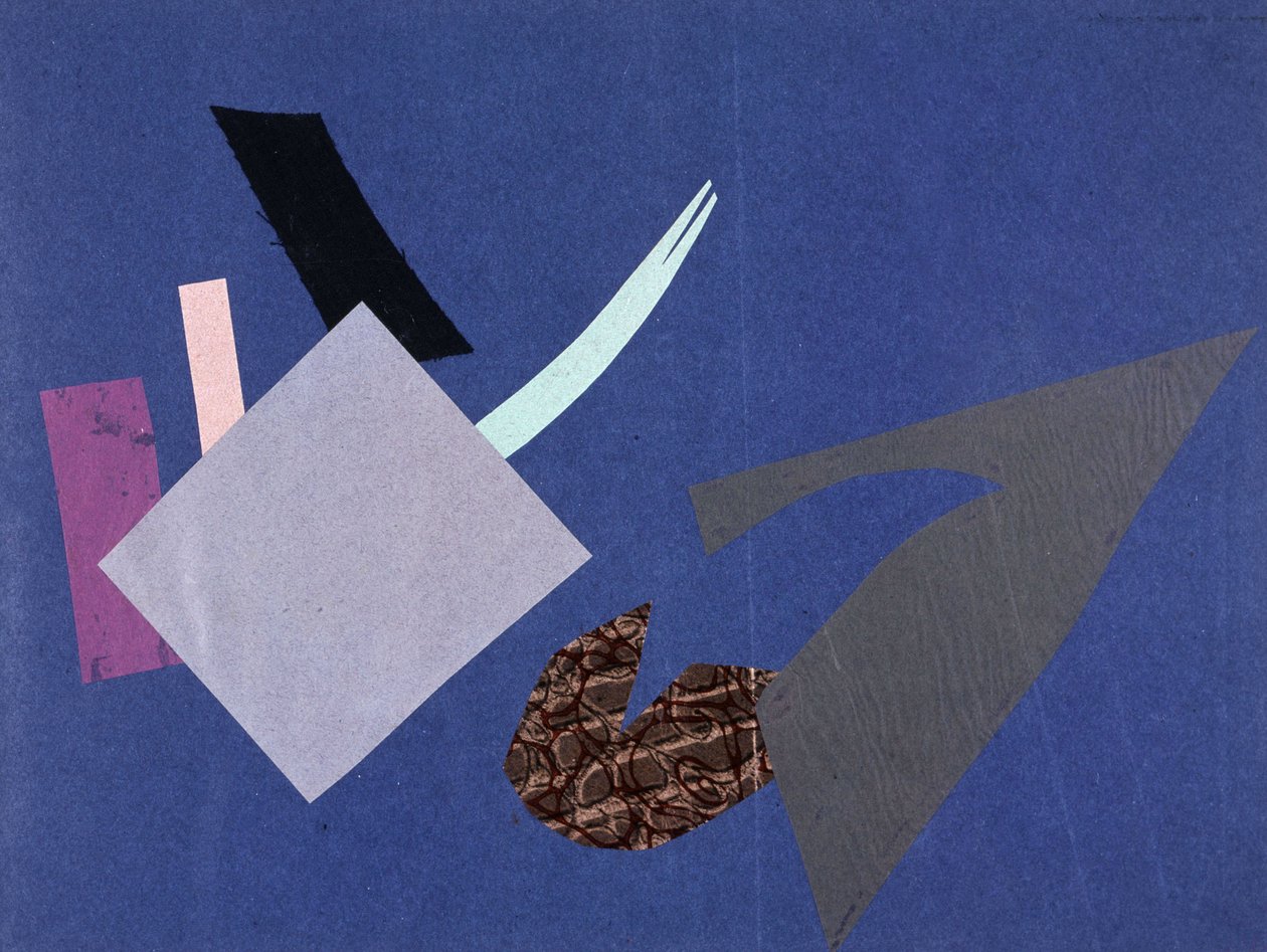 Universal War: Collage dílo Olgy Rosanové, leden 1916 od Olga Wladimirowna  Rosanowa