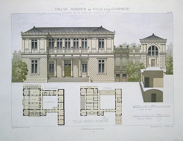 Villa Greco Romaine, rytina Waltera, deska 49 z 