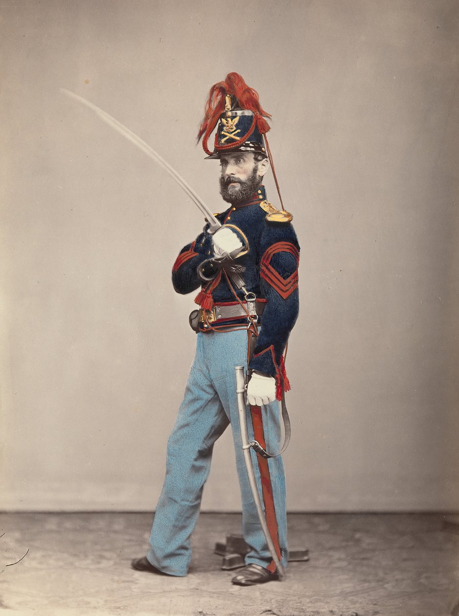 Lehké dělostřelectvo, seržant major, 1866. od Oliver H. Willard.