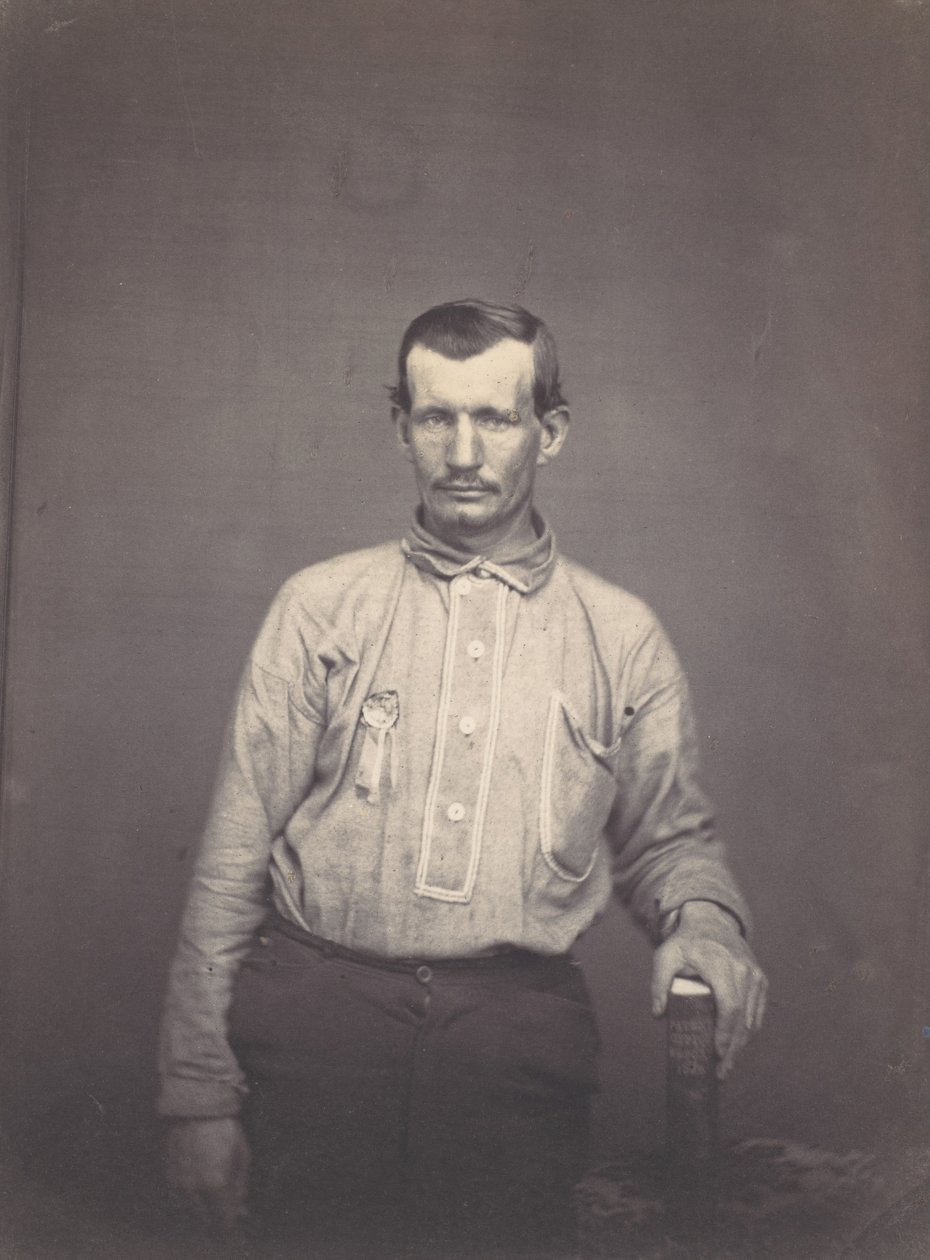 Man Holding Patent Office Book, ca. 1857. od Oliver H. Willard.
