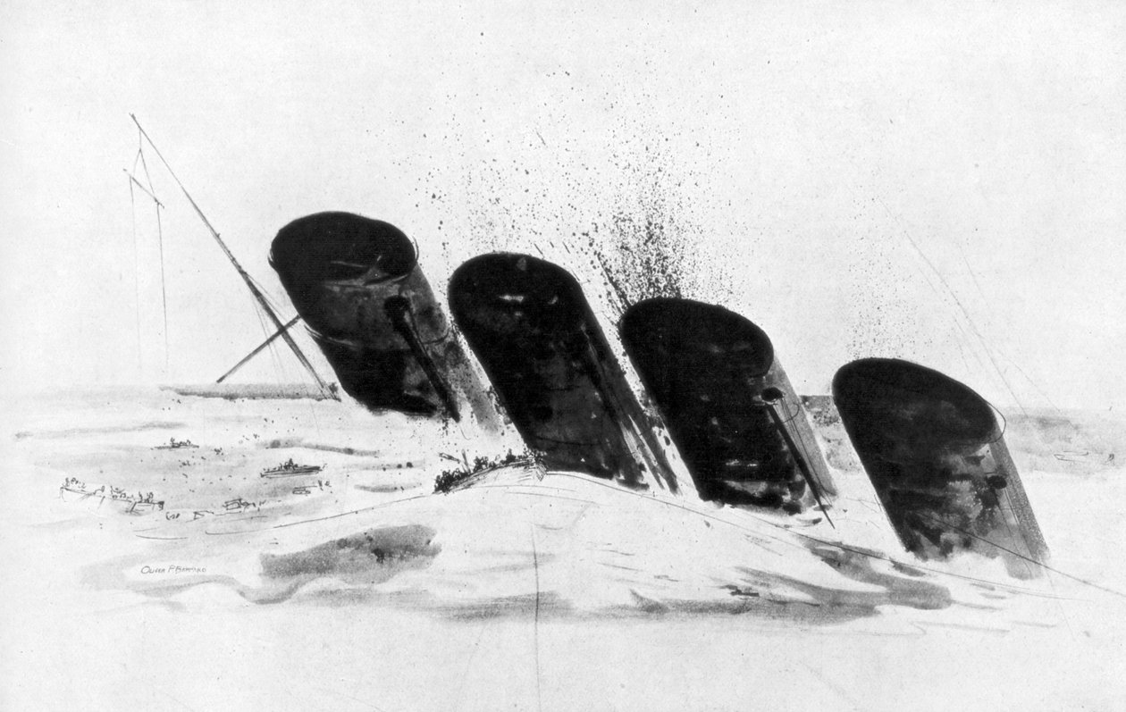 Potopení RMS Lusitania, 7. května 1915, 1926 od Oliver Percy Bernard